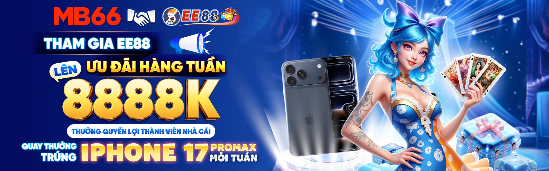 Banner EE88 giới thiệu khu giải trí trực tuyến