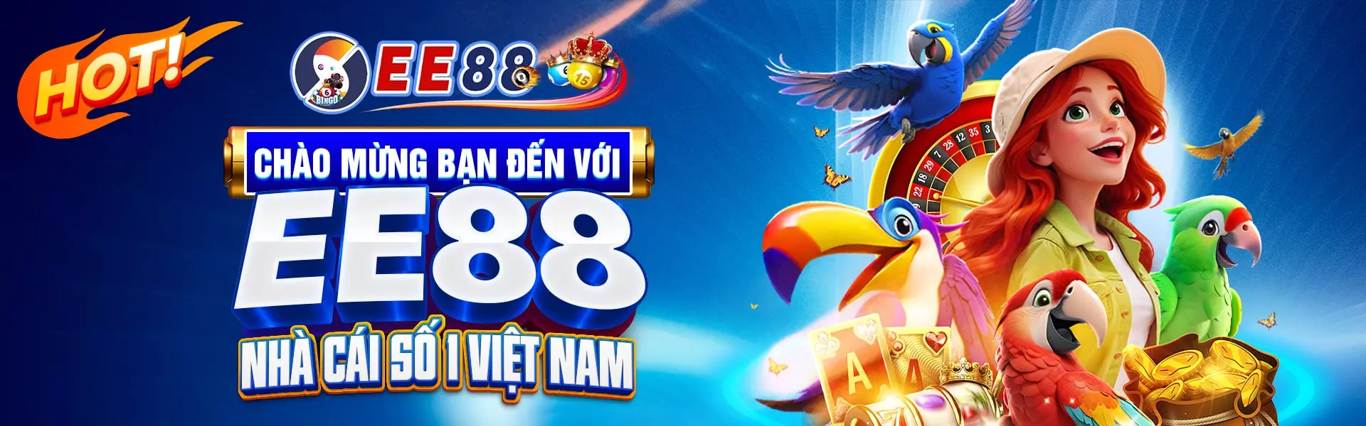 Banner EE88 về casino và sòng bài trực tuyến